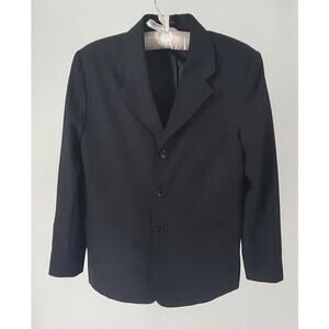 Cole by Sweet Kids boys Husky blazer black size 14H Formal Wedding Event Party